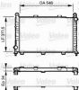 VALEO 731251 Radiator, engine cooling